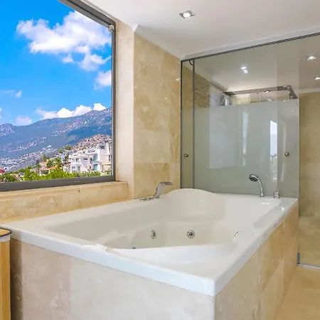فندق Kalkan Merkez'de Deniz Manzarali Lueks