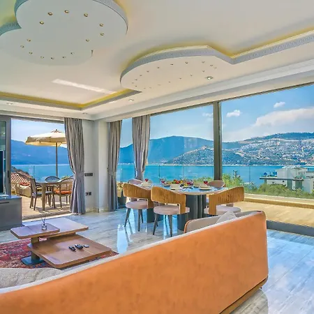 فندق Kalkan Merkez'de Deniz Manzarali Lueks