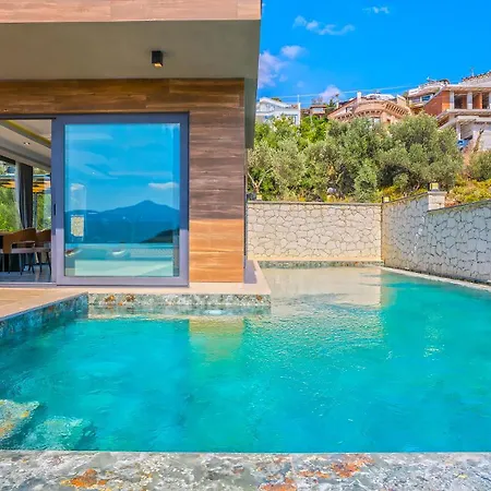 فندق Kalkan Merkez'de Deniz Manzarali Lueks كاس