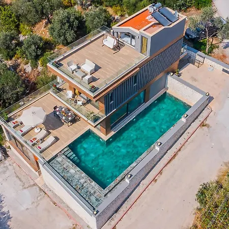 فندق Kalkan Merkez'de Deniz Manzarali Lueks